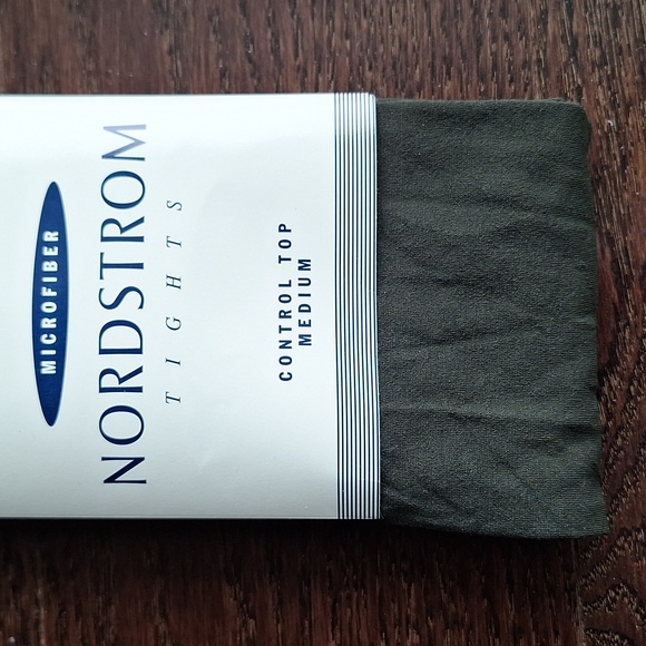 NEW Vintage Nordstrom Tights Olive Green - Picture 2 of 3